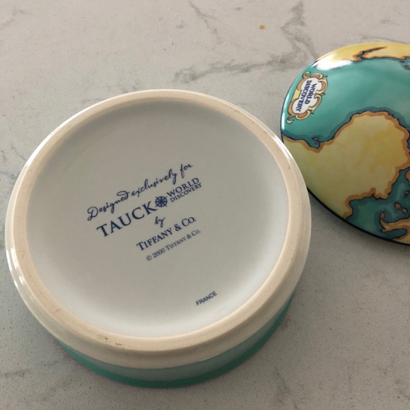 Tauck World Discovery Trinket Box, Tiffany